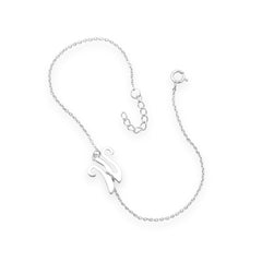 Rhodium Plated Script 