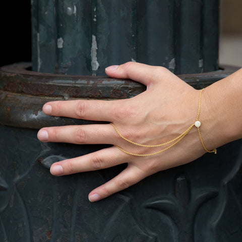 18 Karat Gold Plated Signity Pave CZ Wringlet