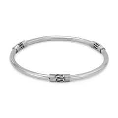 Bangle with Wave/Rope
