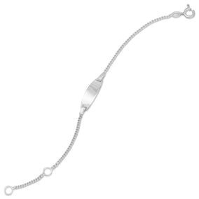 5" + .5" Extension Curb ID Bracelet