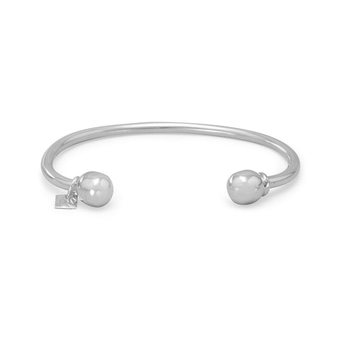 5.5" Charm Cuff with Removable Ball End