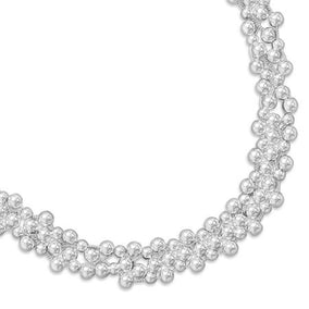 16" 4 Strand Necklace with 4mm & 5mm Beads