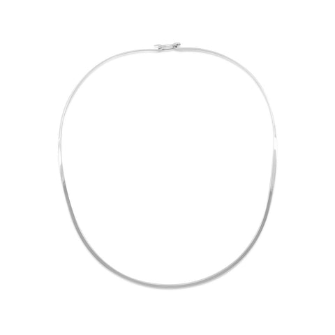 16" 2mm Flat Collar with Closed Back