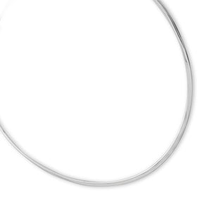 18" 2mm Flat Collar with Closed Back