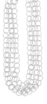 17" Multistrand Round Link Necklace