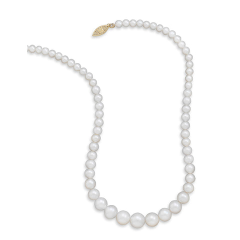 17" 5mm - 11mm Cultured Freshwater Pearl Necklace