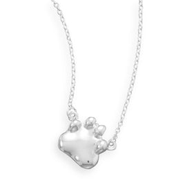 16" Paw Print Necklace