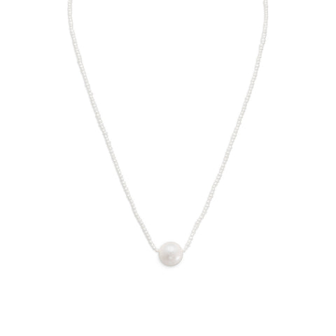 16" + 1" Cultured Freshwater Pearl Necklace