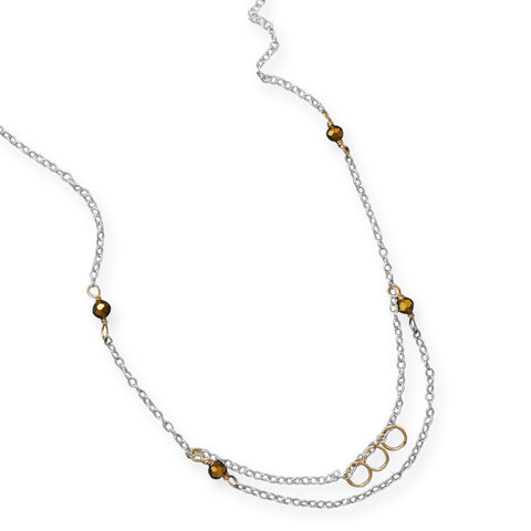 Two Tone Sandie Necklace