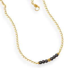 Handmade Hematite Bar Necklace