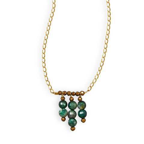 Handmade Green with Envy Necklace