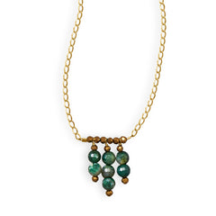 Handmade Green with Envy Necklace