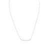 Faceted Clear Quartz Bead Necklace - April Birthstone