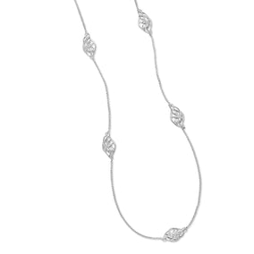 36" Vine and Leaf Necklace