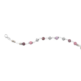Baila Luna Ruby Bead Bracelet