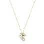 14 Karat Gold Plated and Signity CZ Bee Necklace