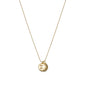 14 Karat Gold Plated Love You to the Moon and Back Charm Necklace