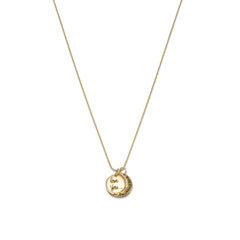 14 Karat Gold Plated Love You to the Moon and Back Charm Necklace