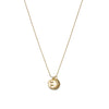 14 Karat Gold Plated Love You to the Moon and Back Charm Necklace