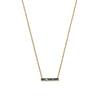 14 Karat Gold Plated Diamond Chip Necklace