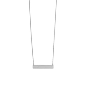 Engravable Bar Necklace