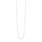 Rhodium Plated Long Chain and Bar Necklace