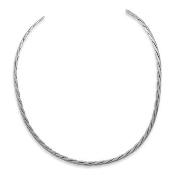 4mm Twisted Collar with Open Back