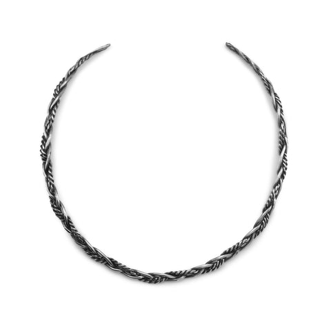 Braided Collar with Open Back