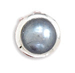 6mm Peacock Cultured Freshwater Pearl Slide