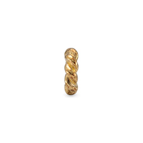 14 Karat Gold Plated Twisted Spacer Bead