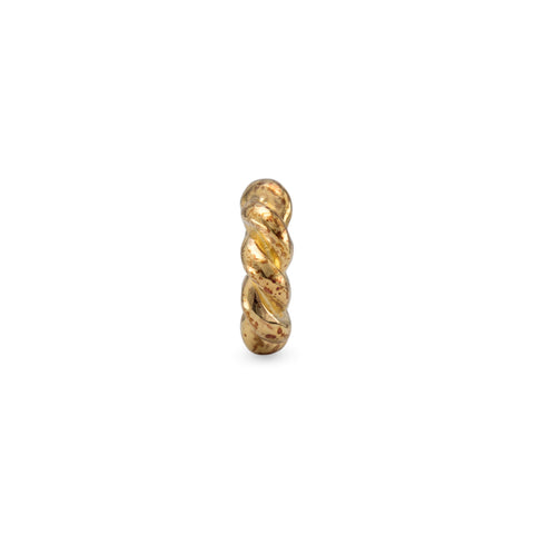 14 Karat Gold Plated Twisted Spacer Bead