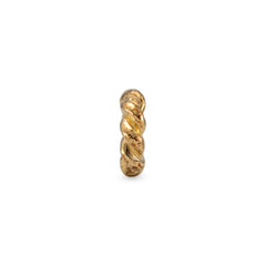 14 Karat Gold Plated Twisted Spacer Bead