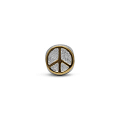 Two Tone Peace Sign Bead