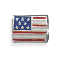 American Flag Bead