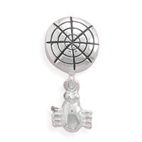 Web with Spider Charm Bead