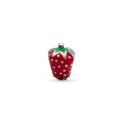 Enamel Strawberry Bead