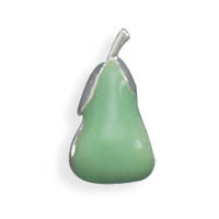 Green Pear Bead