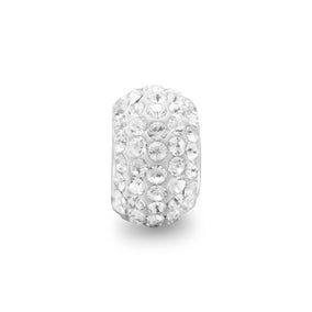 Clear Pave Crystal Bead