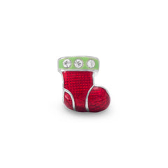 Red and Green Stocking Bead