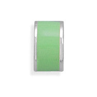 Green Epoxy Wheel Bead