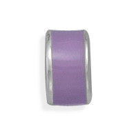 Purple Epoxy Wheel Bead