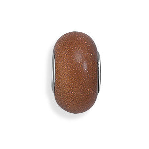 Gold Sandstone Bead