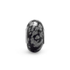Snowflake Obsidian Bead