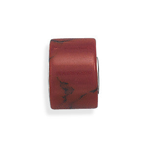 Synthetic Red Jasper Bead