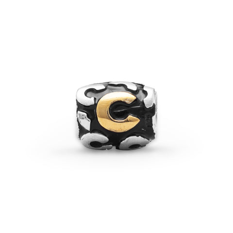 Two Tone "C" Bead