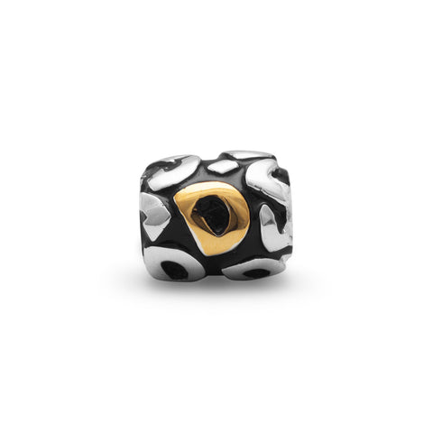 Two Tone "D" Bead