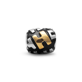 Two Tone "H" Bead