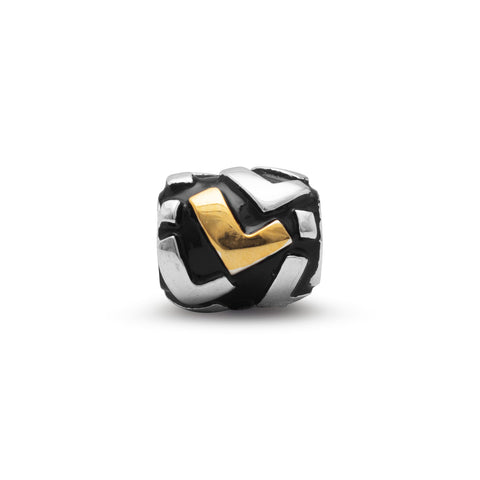 Two Tone "L" Bead