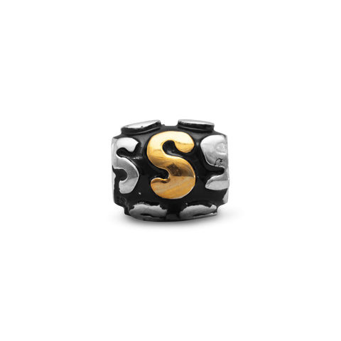 Two Tone "S" Bead