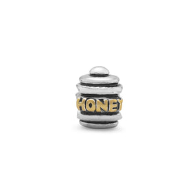 Two Tone "Honey" Pot Bead